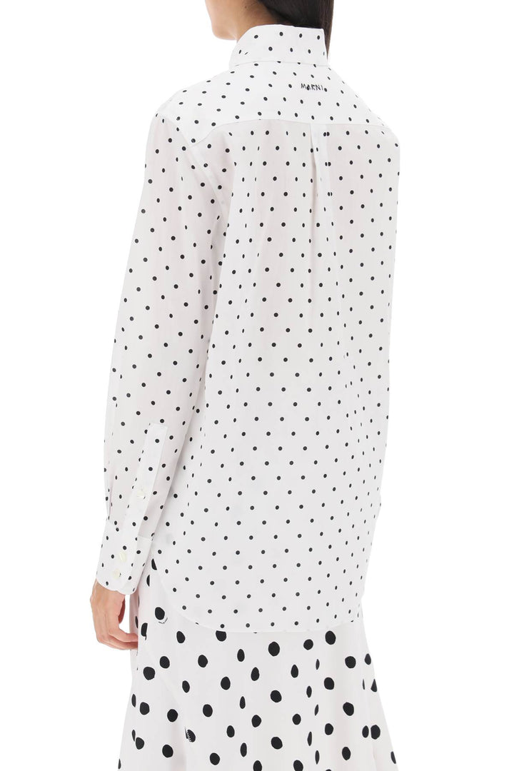 Polka Dot Poplin Shirt - Marni - Women