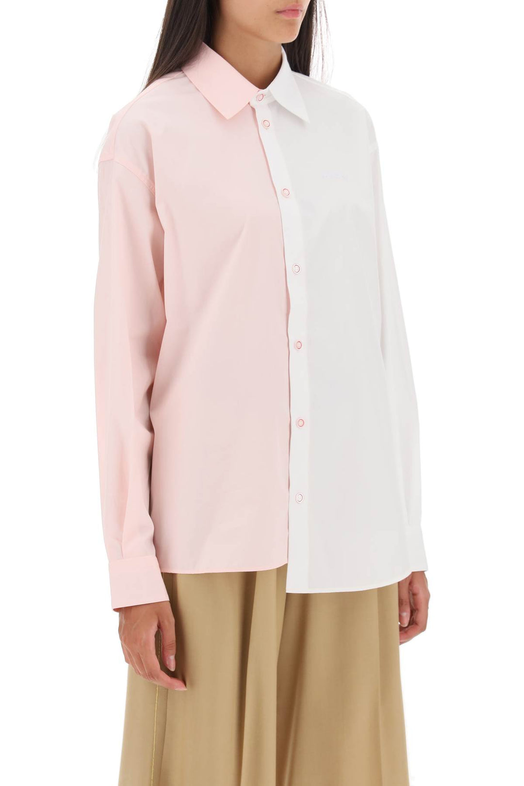 Asymmetrical Two Tone Shirt - Marni - Women