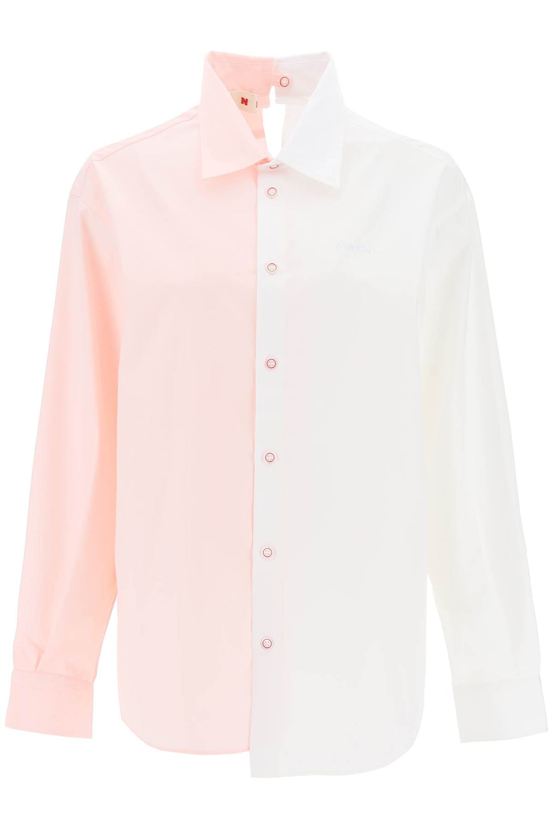 Asymmetrical Two Tone Shirt - Marni - Women