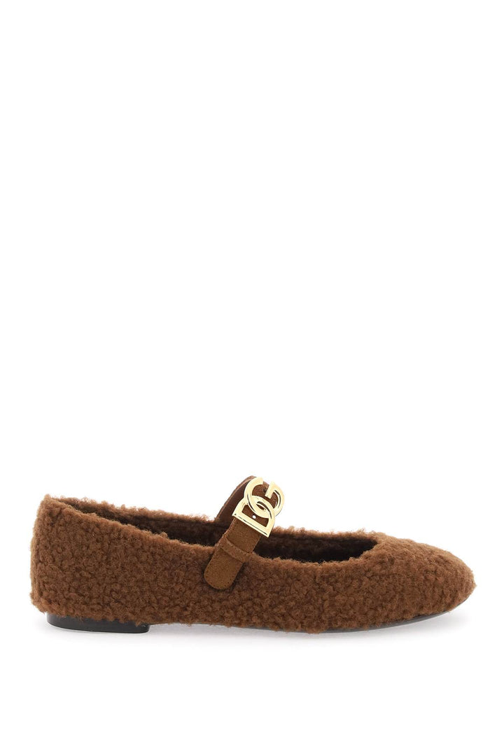 Faux Fur Ballet Flats - Dolce & Gabbana - Women