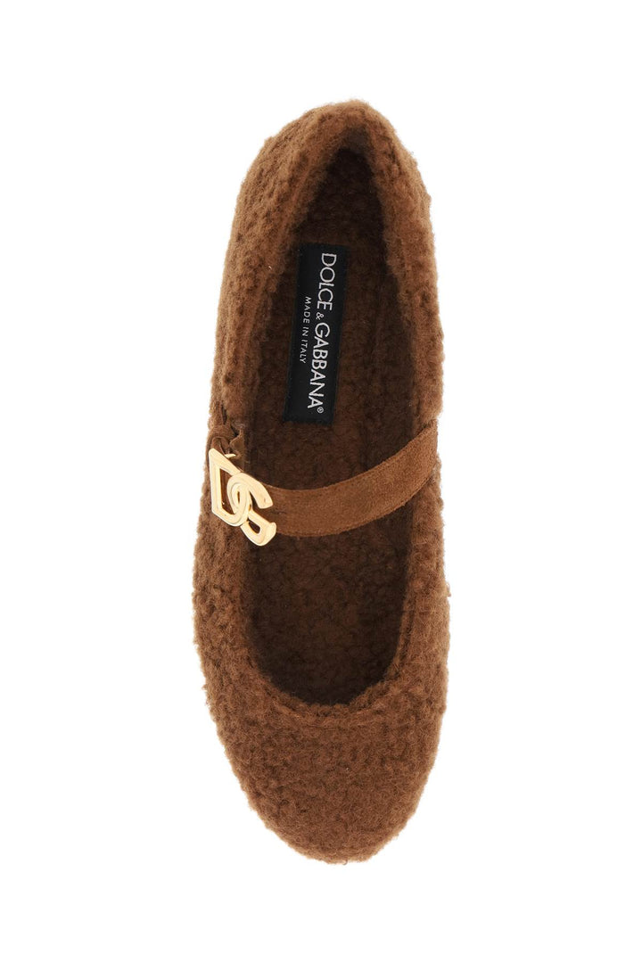 Faux Fur Ballet Flats - Dolce & Gabbana - Women