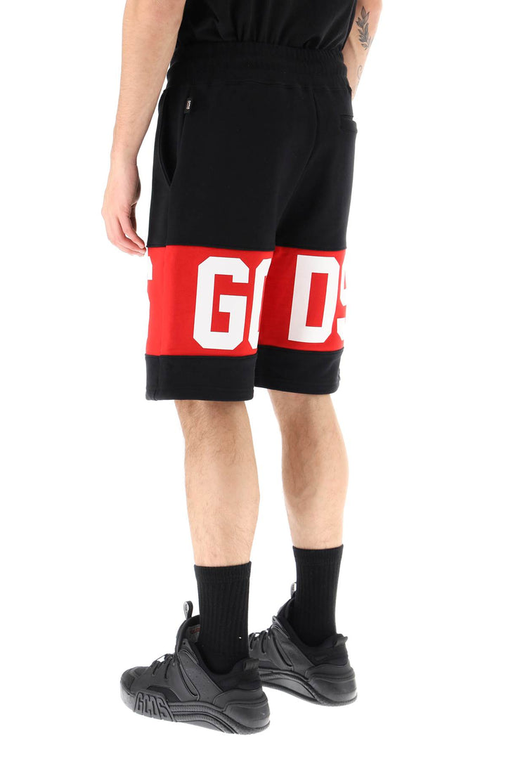 Sweatshorts With Logo Bands - GCDS - Men