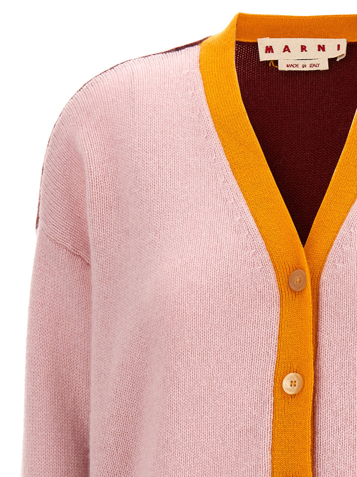 Colorblock Cardigan Sweater, Cardigans Multicolor