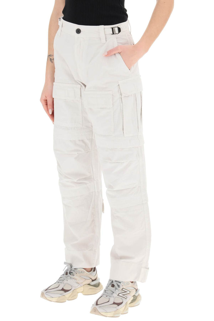 'Julia' Ripstop Cotton Cargo Pants - Darkpark - Women