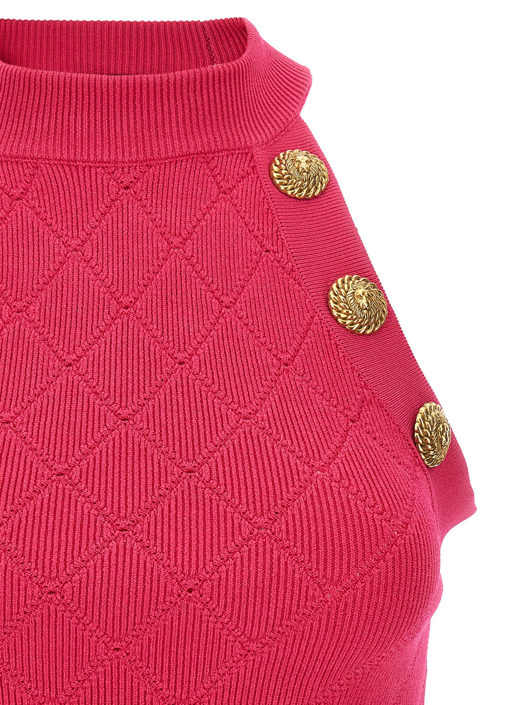 Logo Button Top Tops Fuchsia