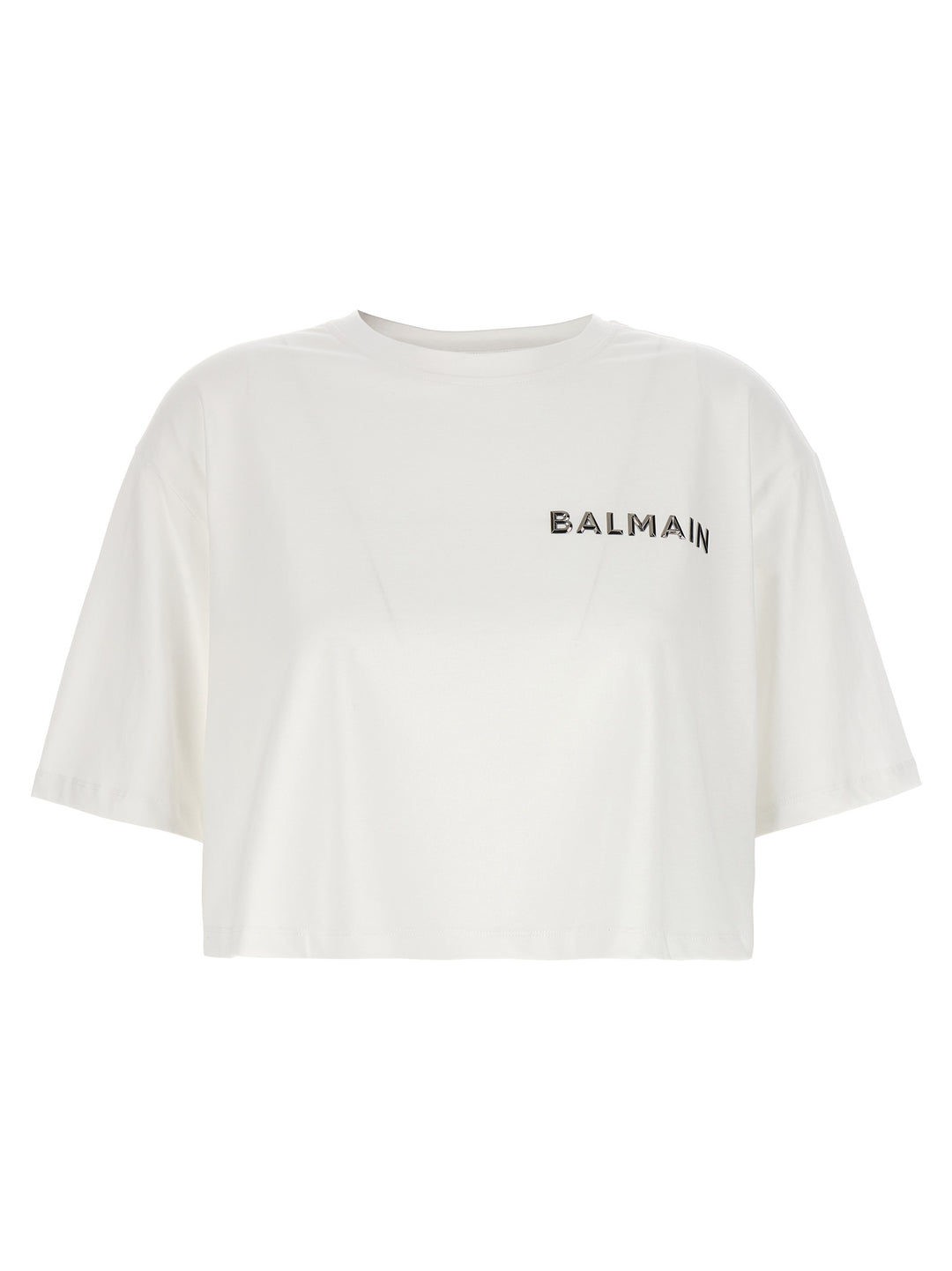 Logo Cropped T-Shirt White