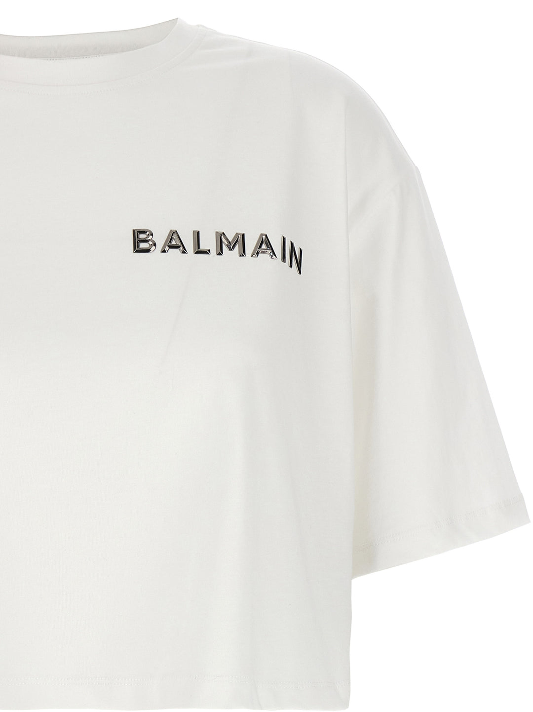 Logo Cropped T-Shirt White