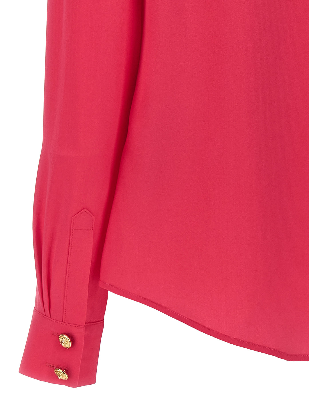 Logo Button Shirt Shirt, Blouse Fuchsia