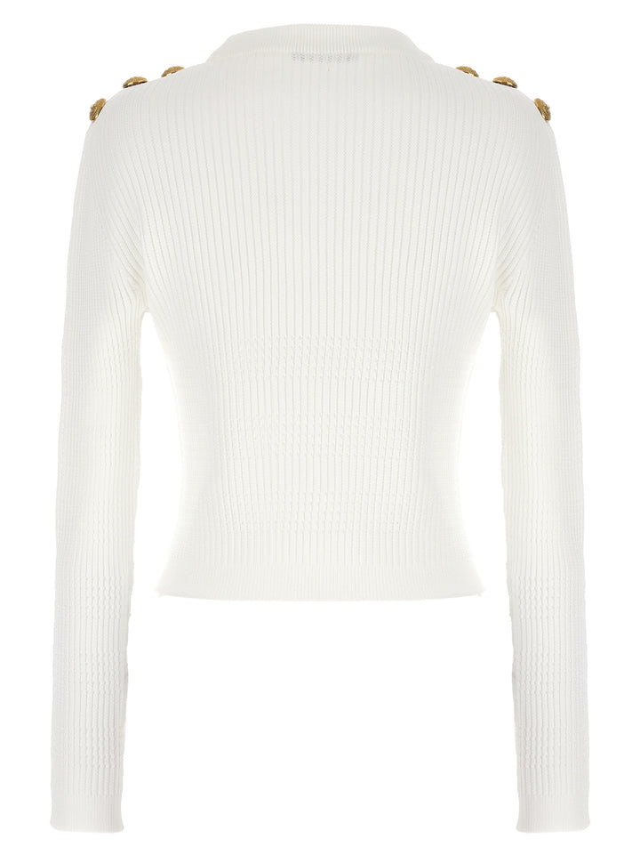 Balmain Sweater, Cardigans White