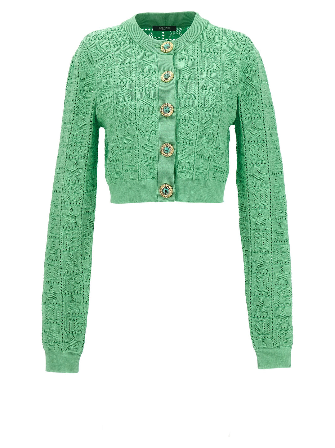 Monogramma Sweater, Cardigans Green