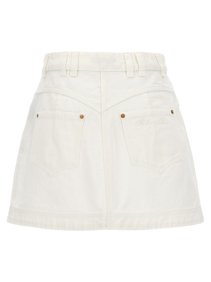 Western Skirts White