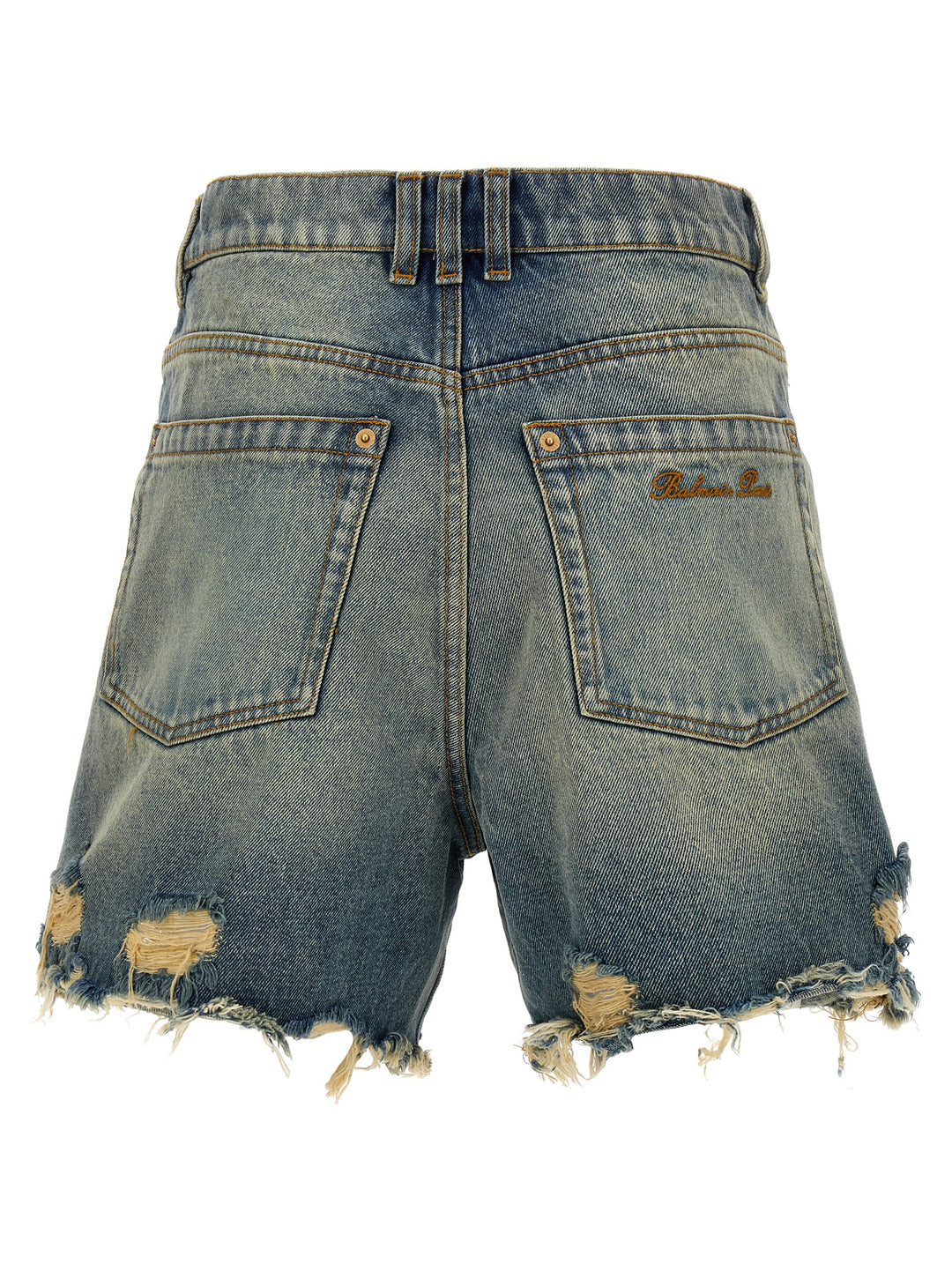 Vintage Denim Shorts Bermuda, Short Blue