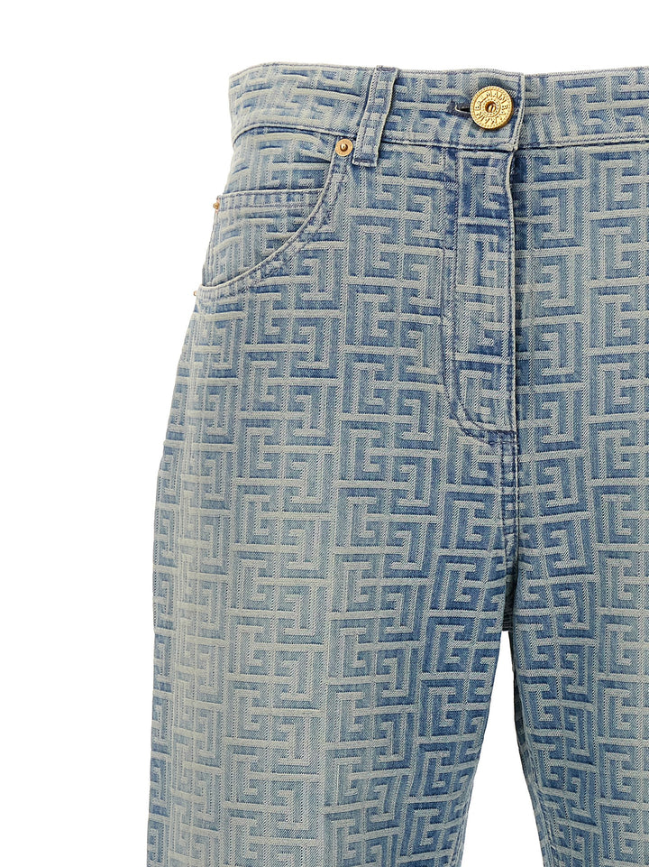 Monogram Jeans Light Blue