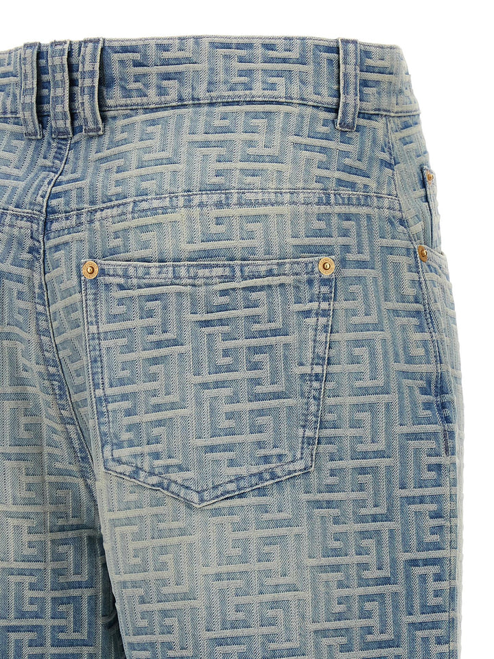 Monogram Jeans Light Blue