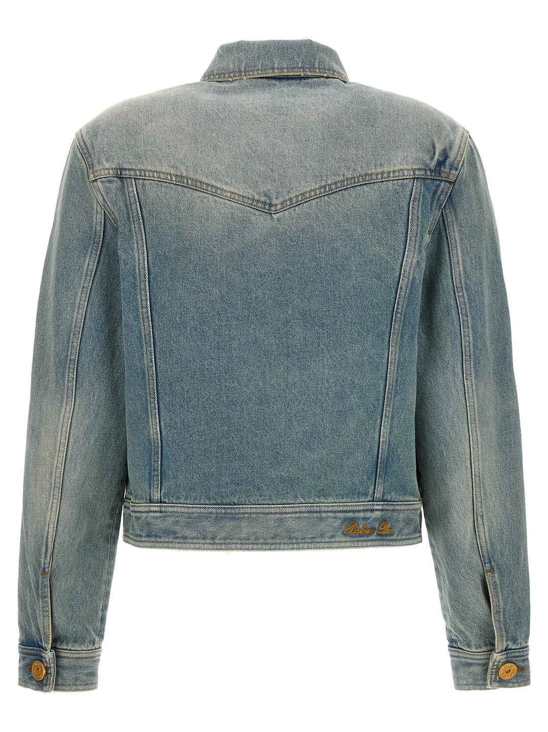 Vintage Denim Jacket Casual Jackets, Parka Light Blue