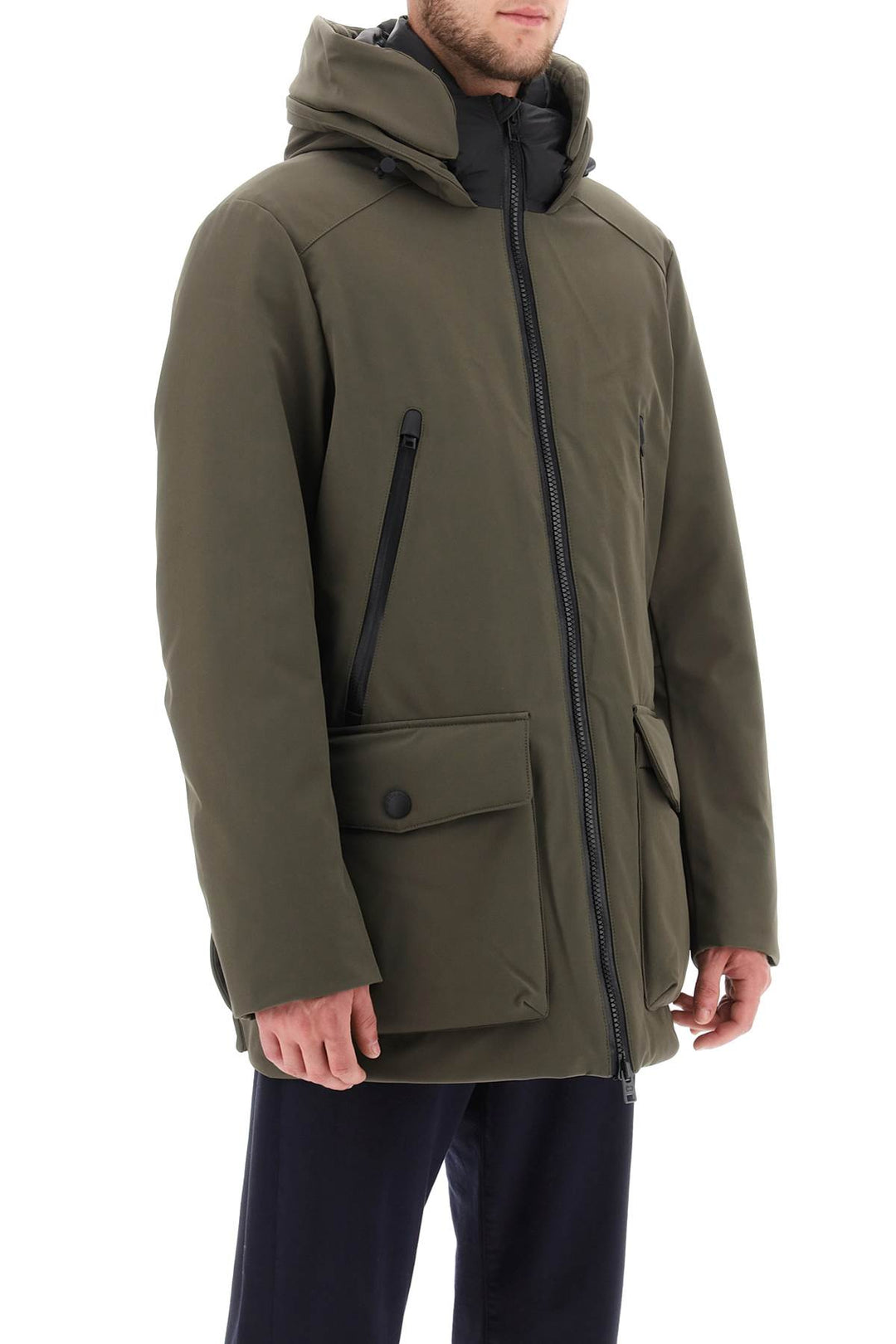 Parka In Soft Shell - Woolrich - Men