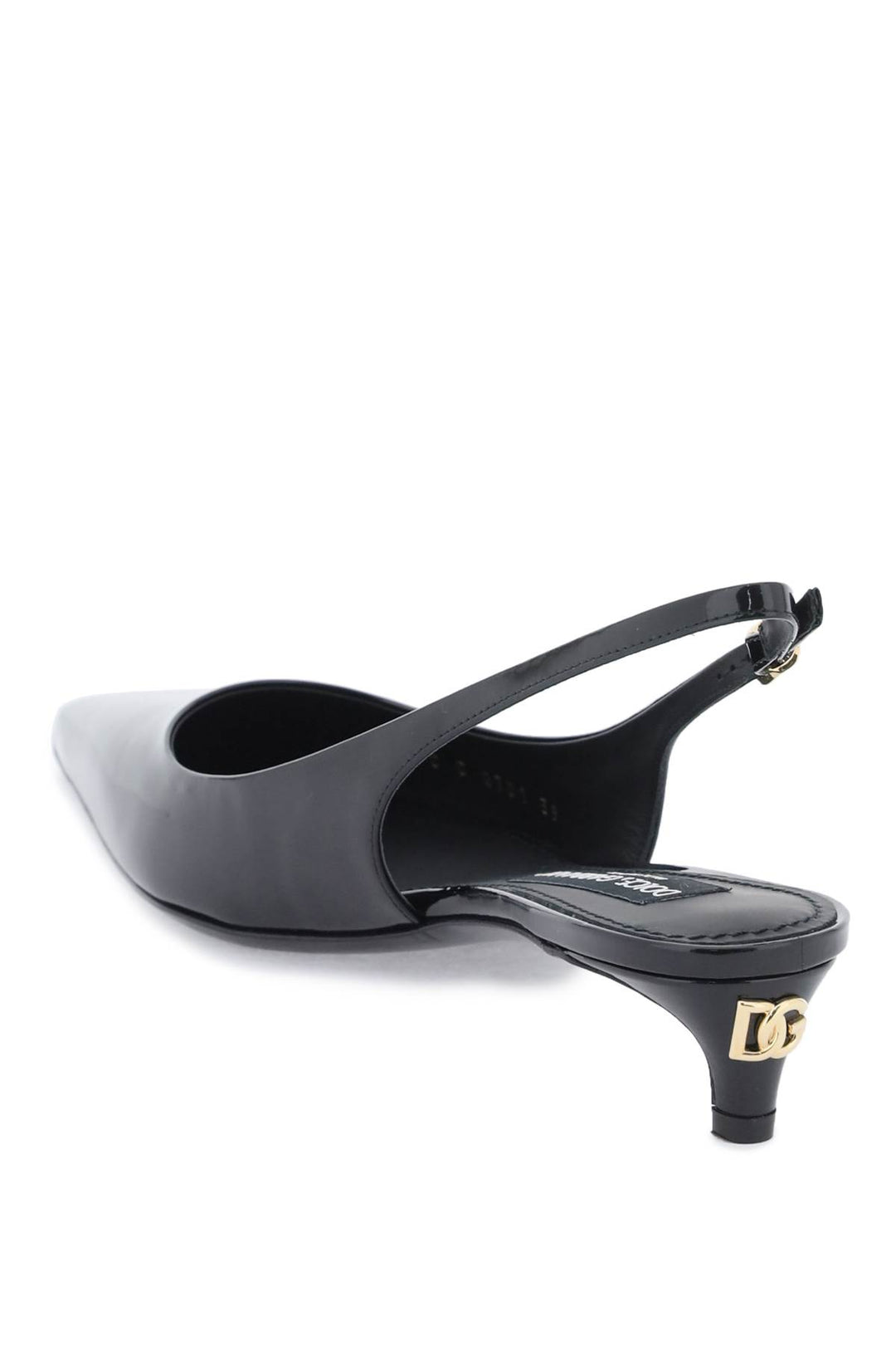 Patent Leather Slingback Pumps - Dolce & Gabbana - Women