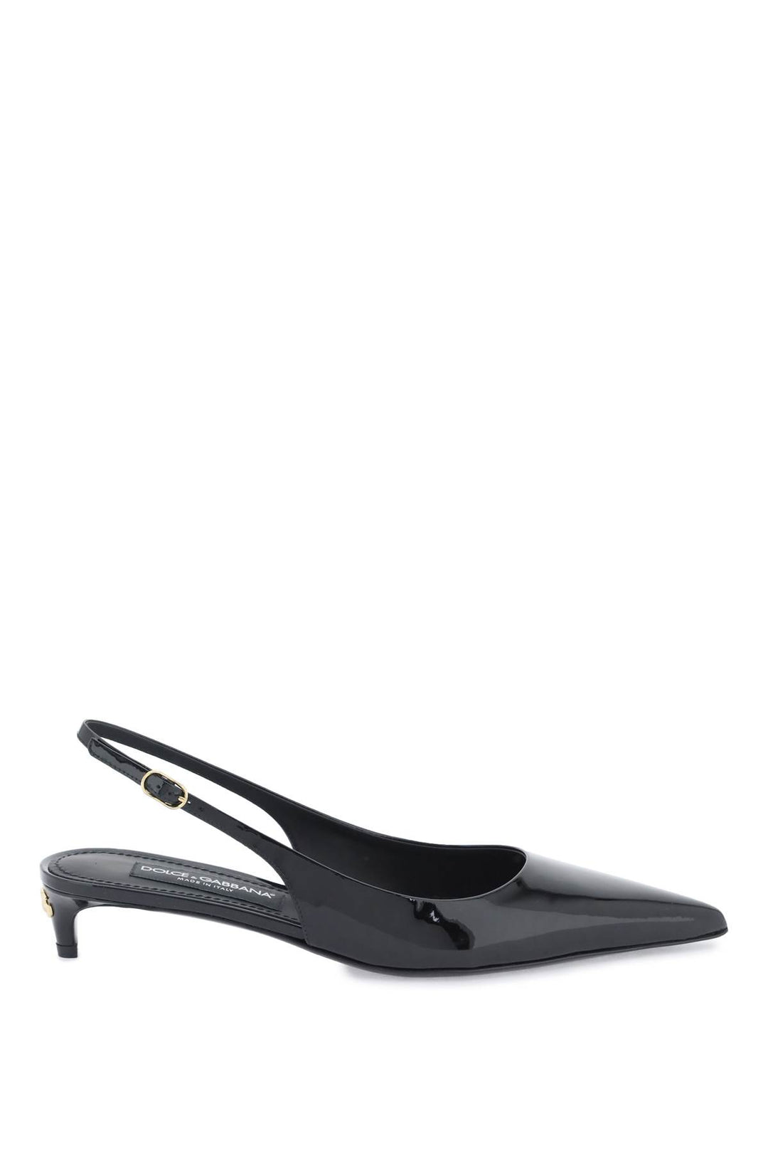 Patent Leather Slingback Pumps - Dolce & Gabbana - Women