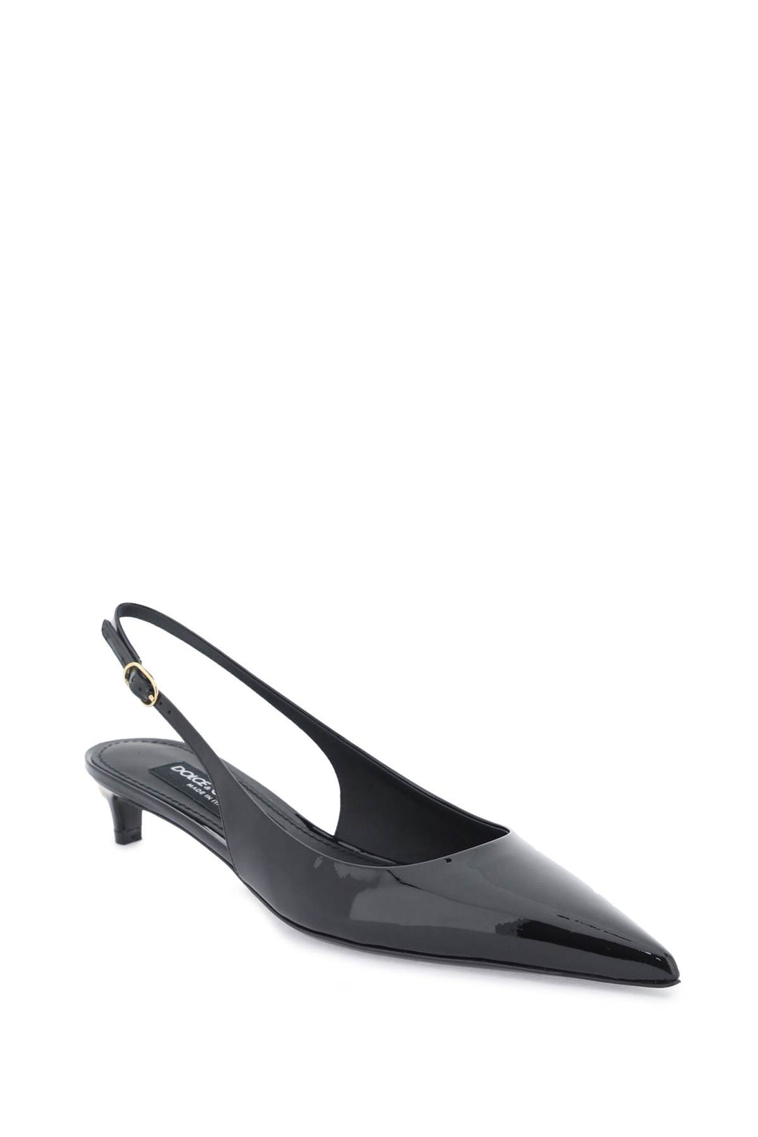 Patent Leather Slingback Pumps - Dolce & Gabbana - Women