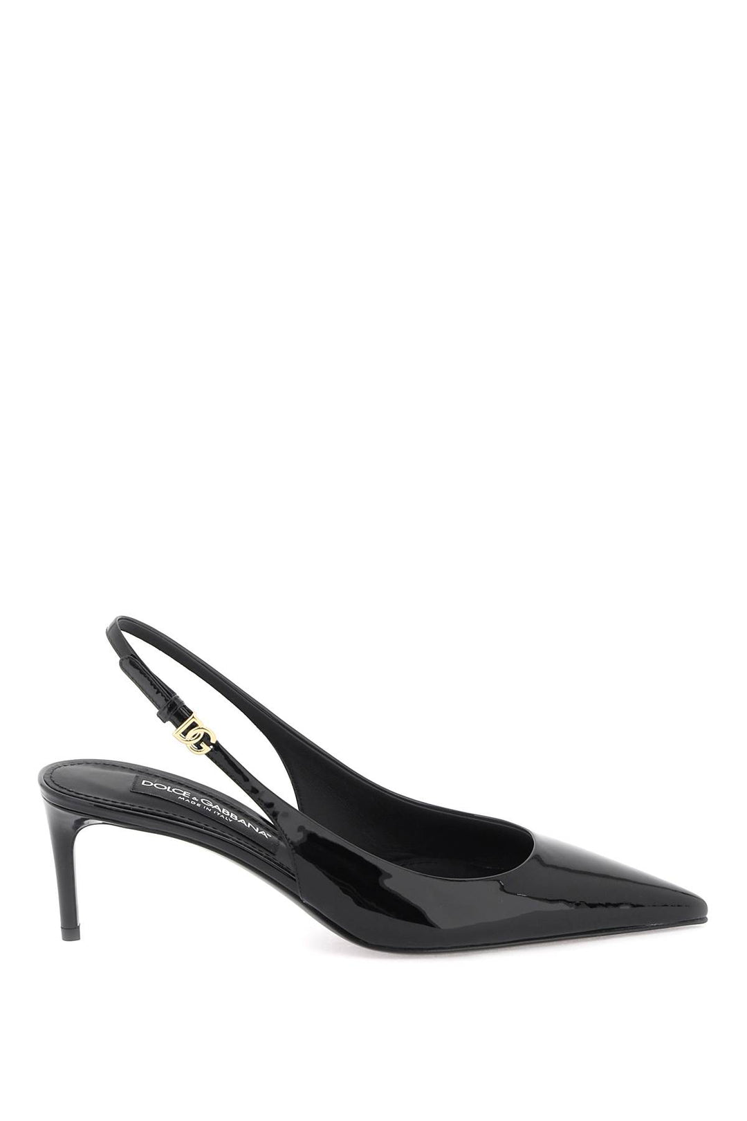 Patent Leather Slingback Pumps - Dolce & Gabbana - Women