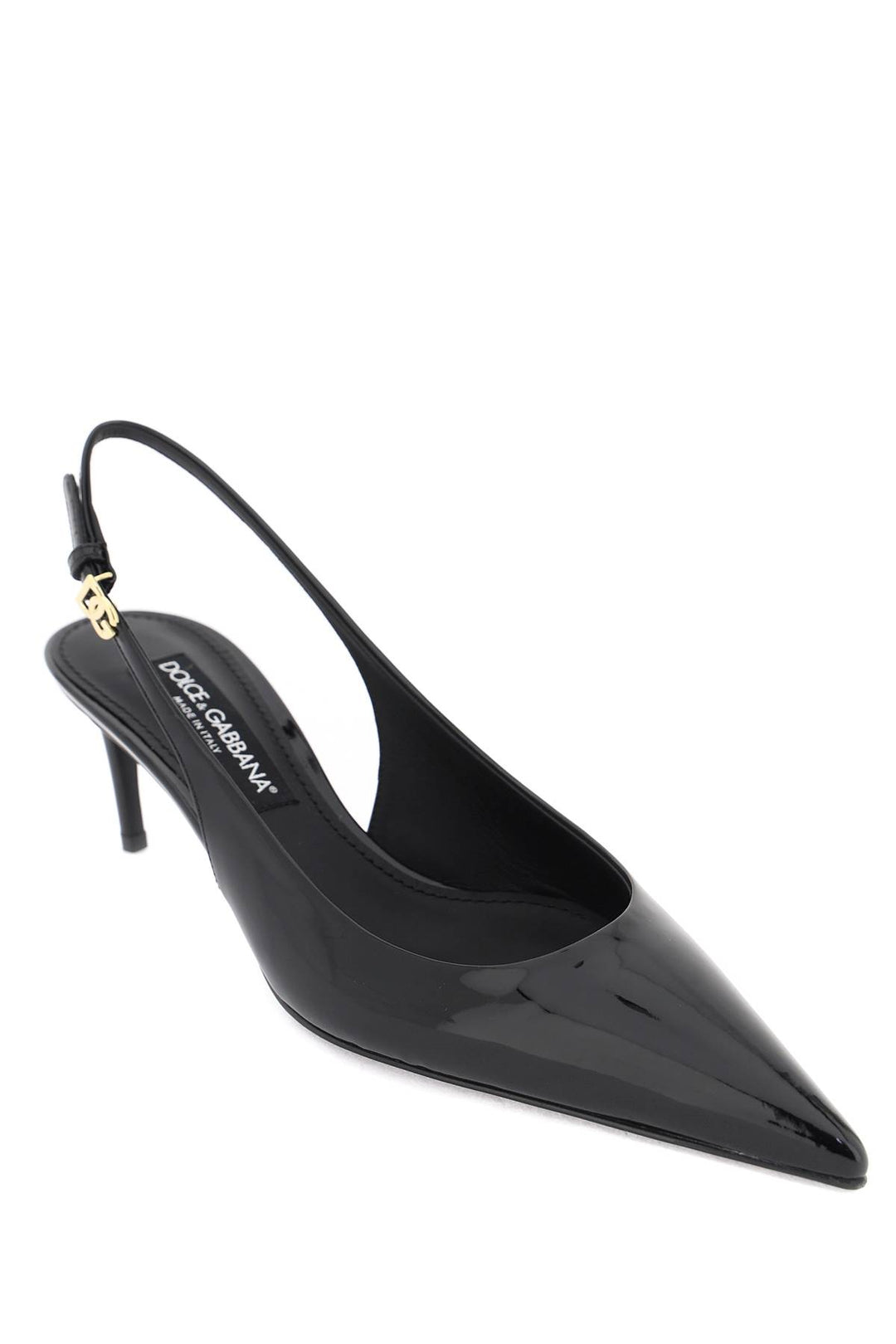 Patent Leather Slingback Pumps - Dolce & Gabbana - Women