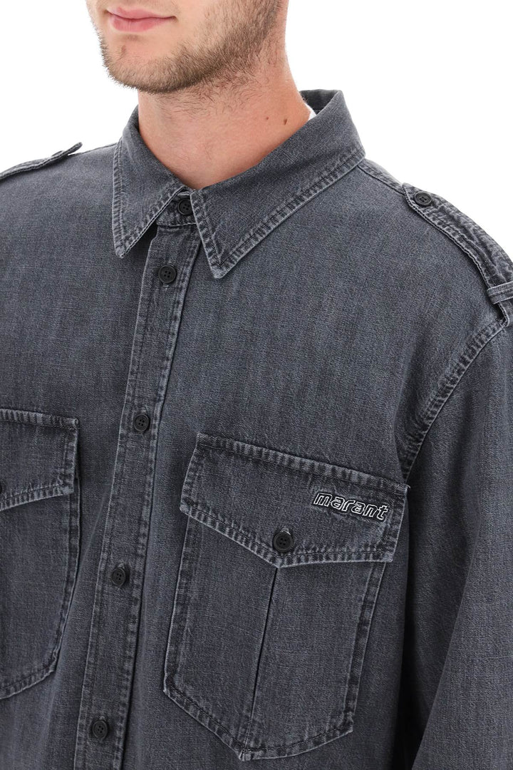 'Cesar' Chambray Shirt - Marant - Men