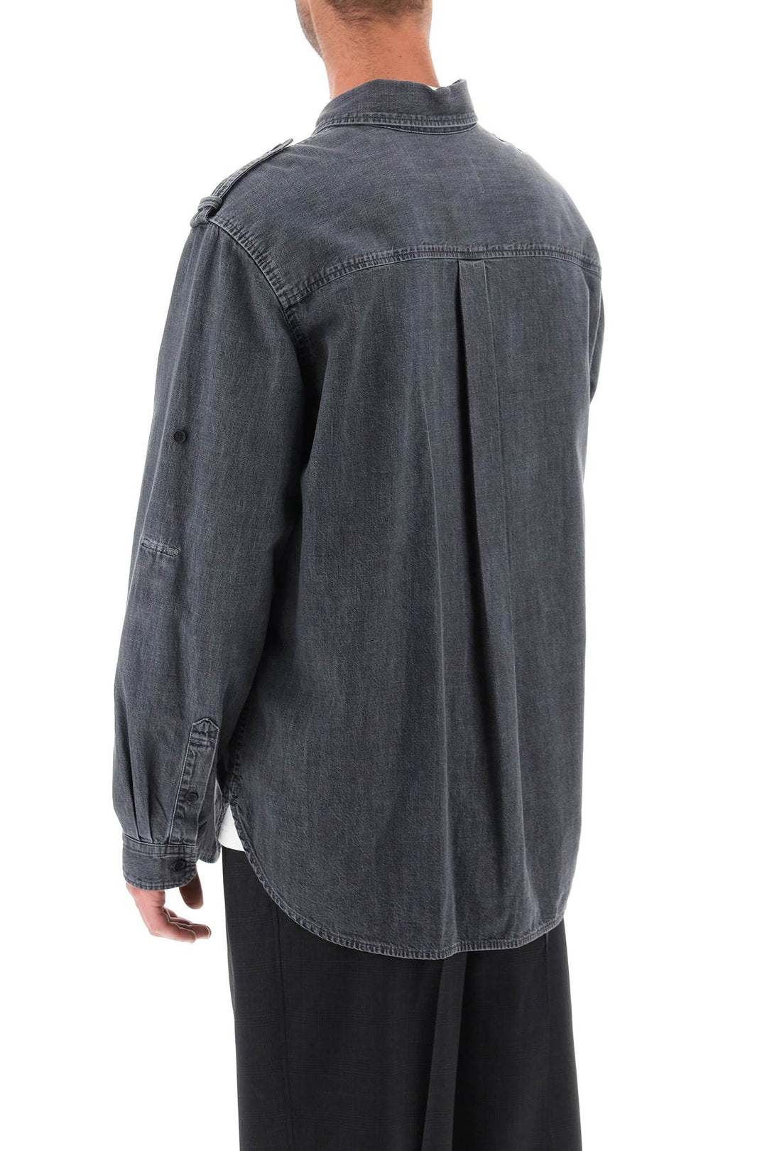 'Cesar' Chambray Shirt - Marant - Men