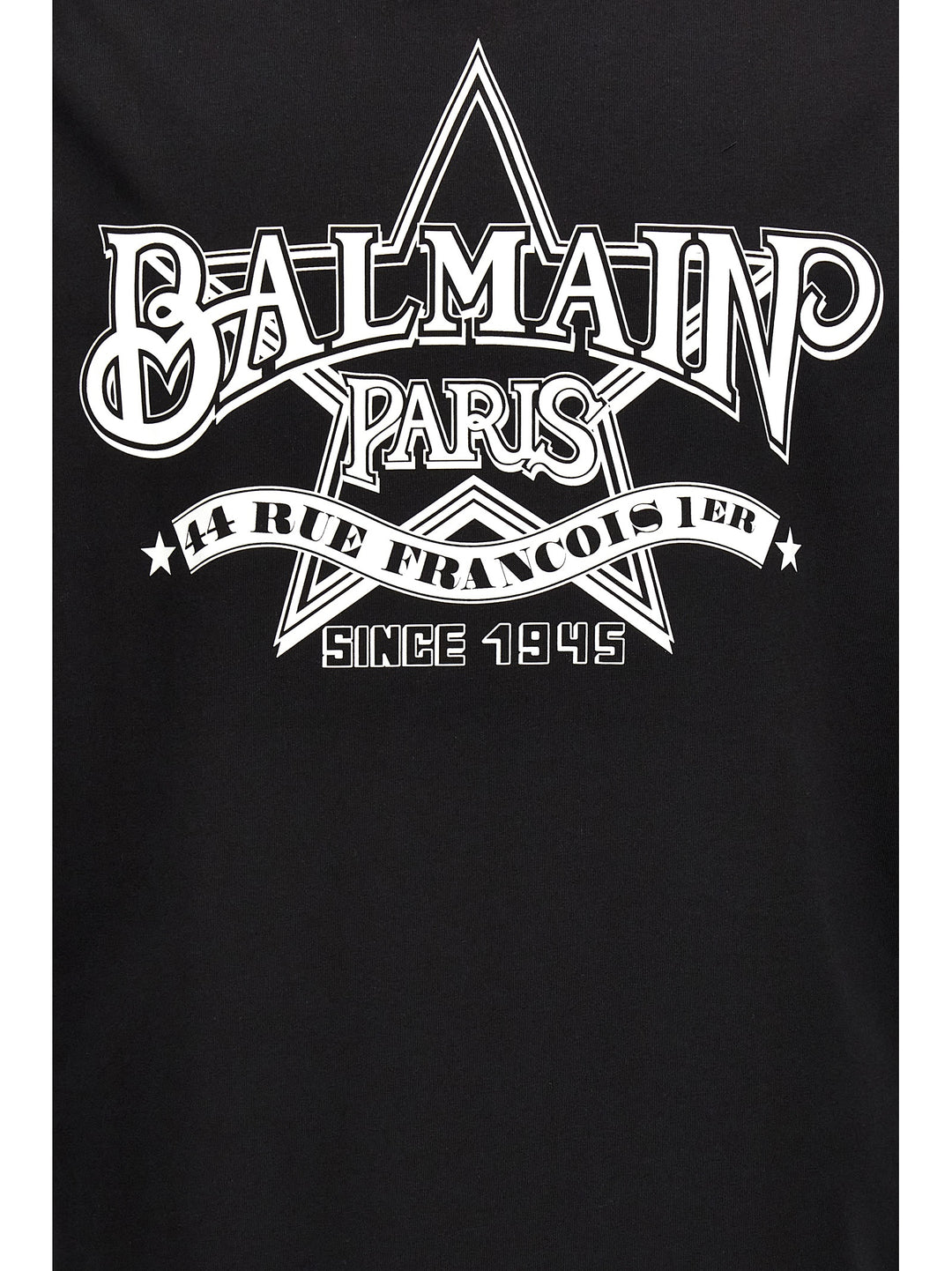 Balmain Star T-Shirt White/Black