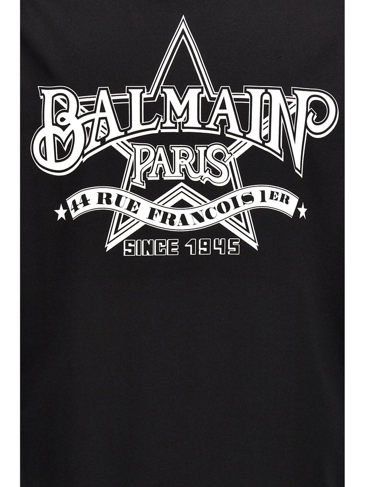 Balmain Star T-Shirt White/Black