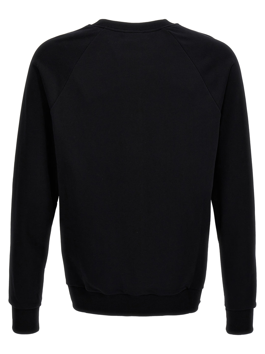 Flocked Logo Sweatshirt Black