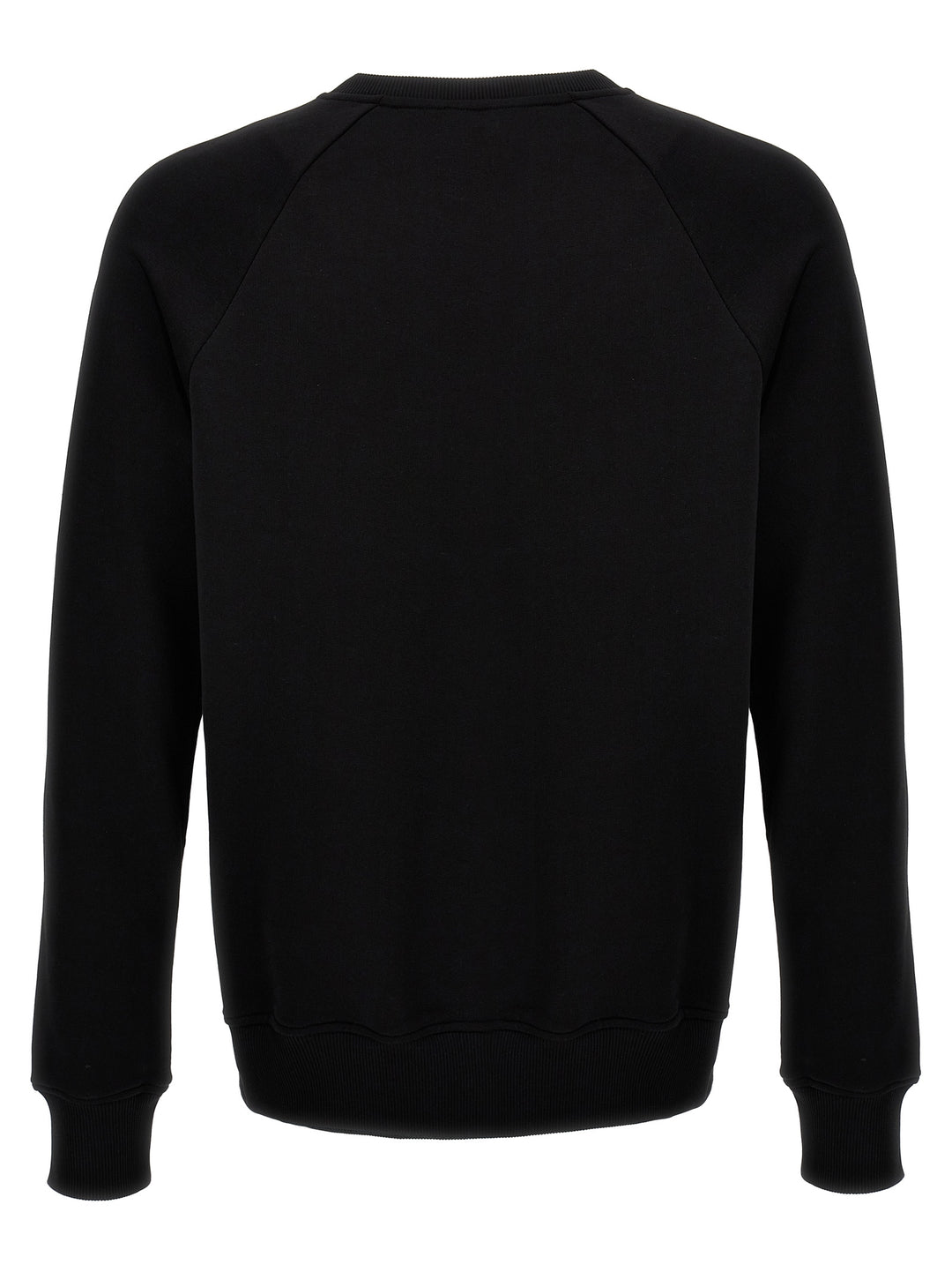 Flocked Logo Sweatshirt Black