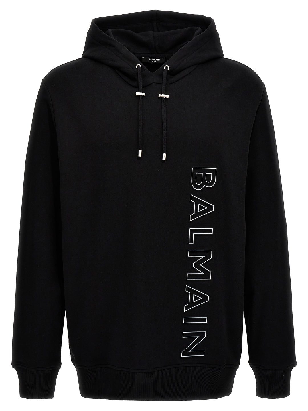 Reflective Logo Hoodie Sweatshirt Black