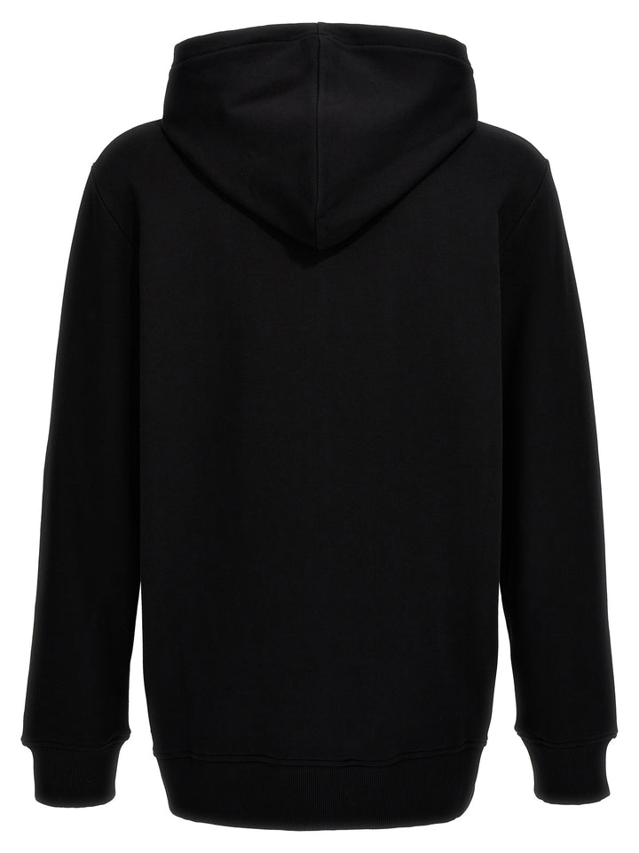 Reflective Logo Hoodie Sweatshirt Black