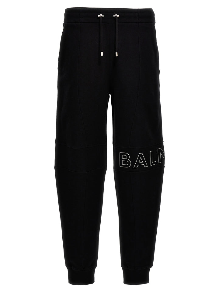 Reflective Logo Joggers Pants Black