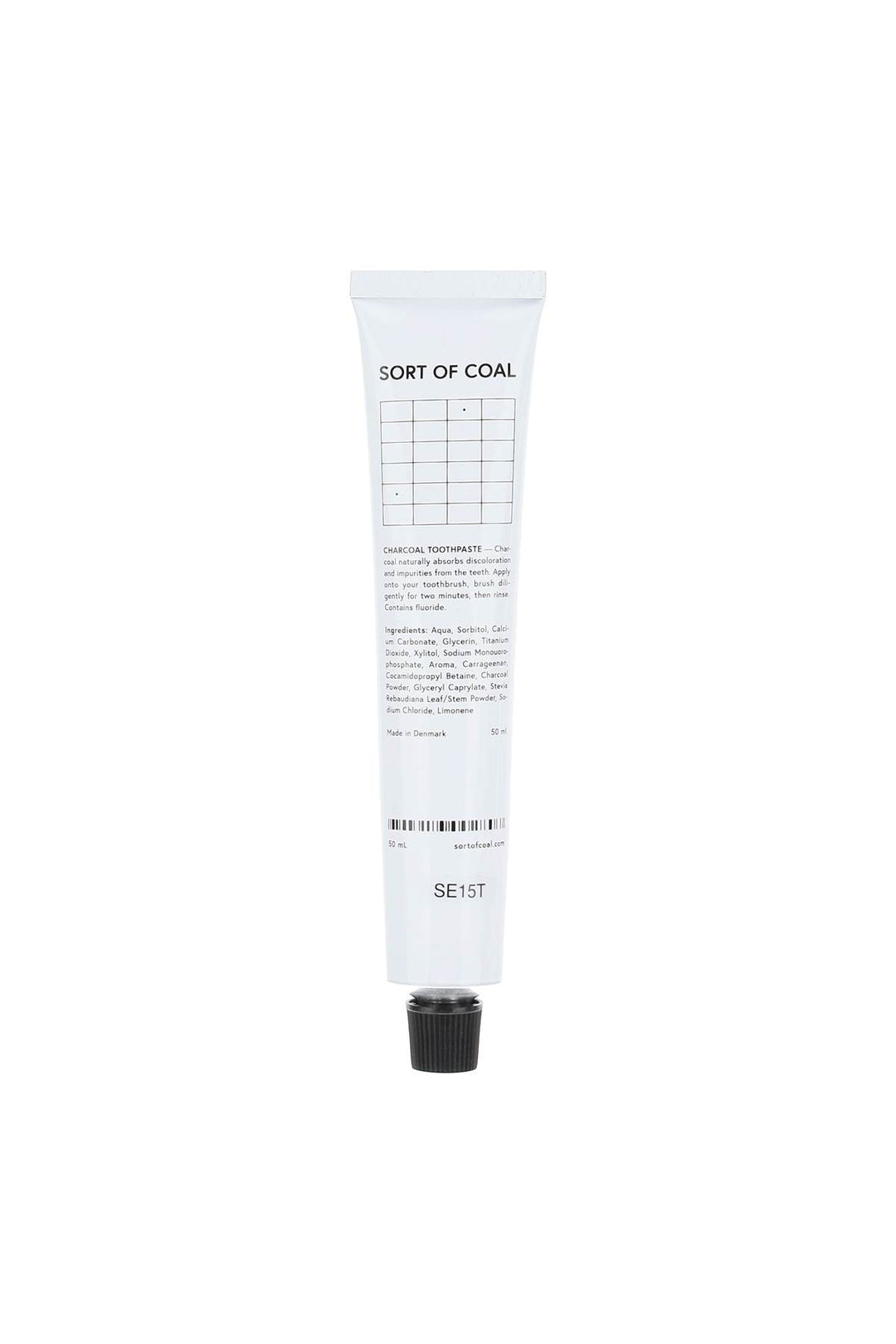 Charcoal Toothpaste   50 Ml - Sort Of Coal - CLT