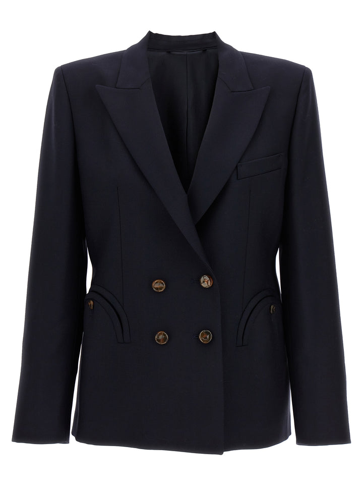 First Class Navy Charmer Blazer And Suits Blue