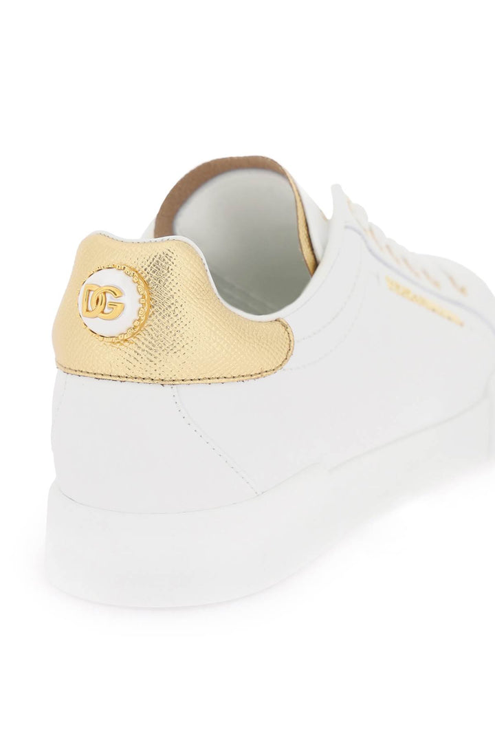 Portofino Sneakers With Pearl - Dolce & Gabbana - Women