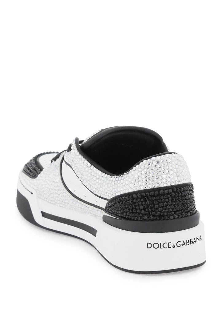 'New Roma' Sneakers With Rhinestones - Dolce & Gabbana - Women