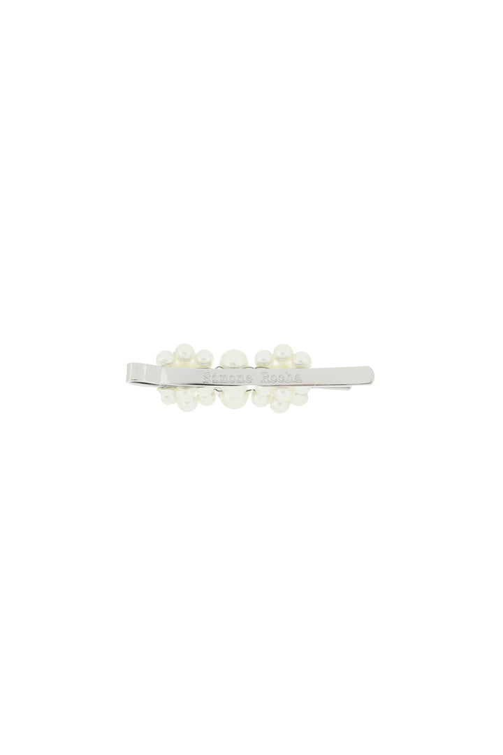 Mini Flower Hair Clip With Pearls - Simone Rocha - Women