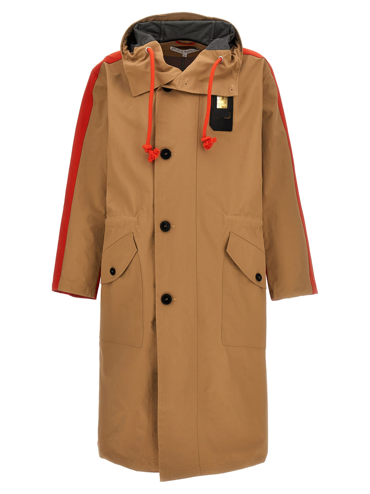 Long Parka Casual Jackets, Parka Beige