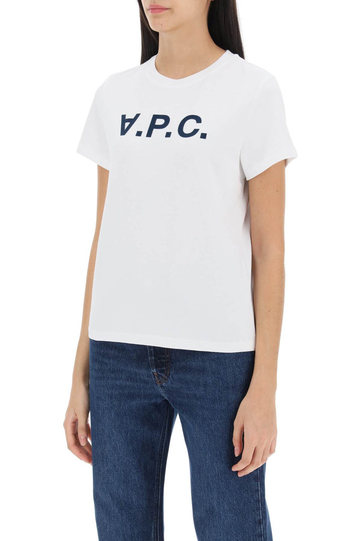 Flocked Logo T Shirt - A.P.C. - Women