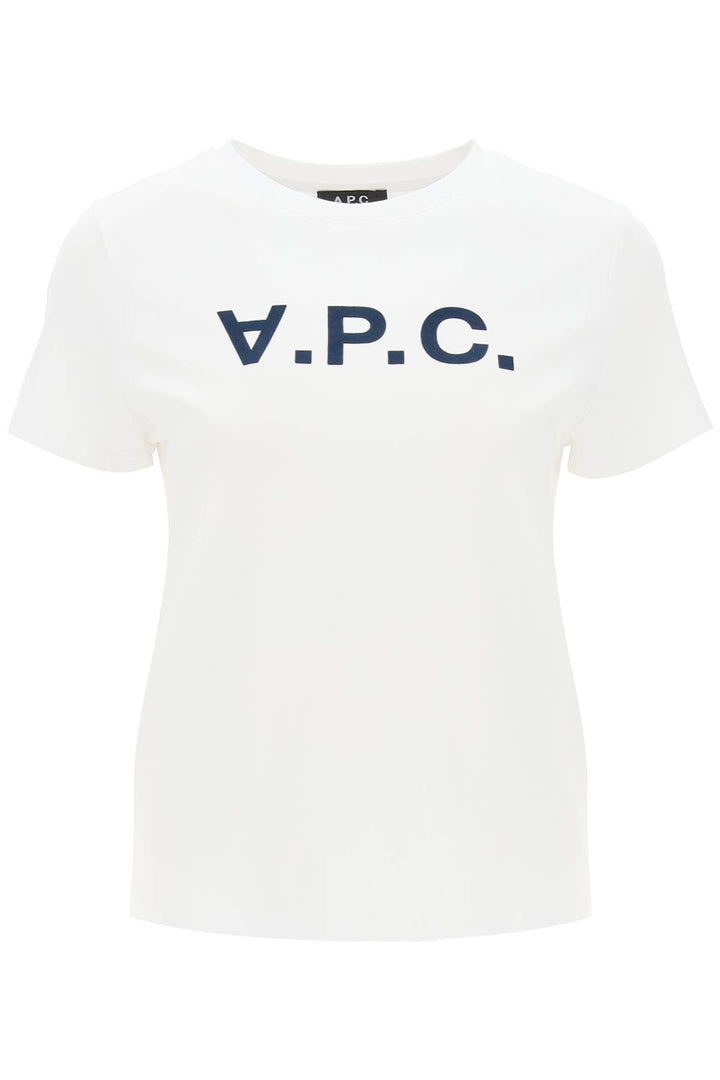 Flocked Logo T Shirt - A.P.C. - Women