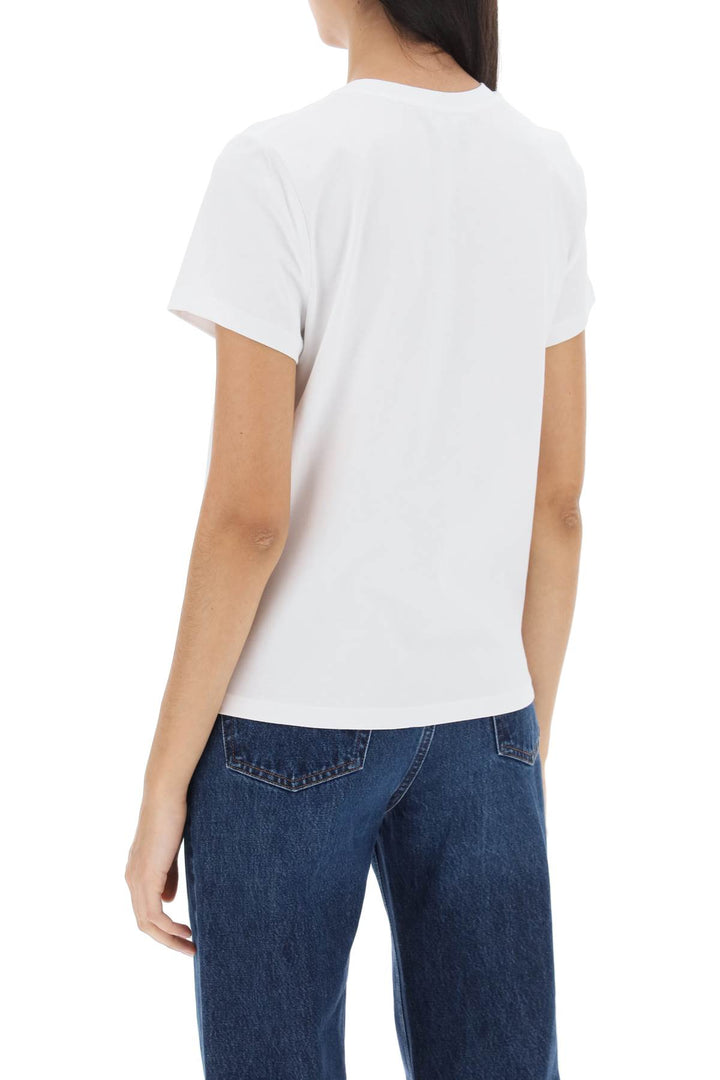 Flocked Logo T Shirt - A.P.C. - Women