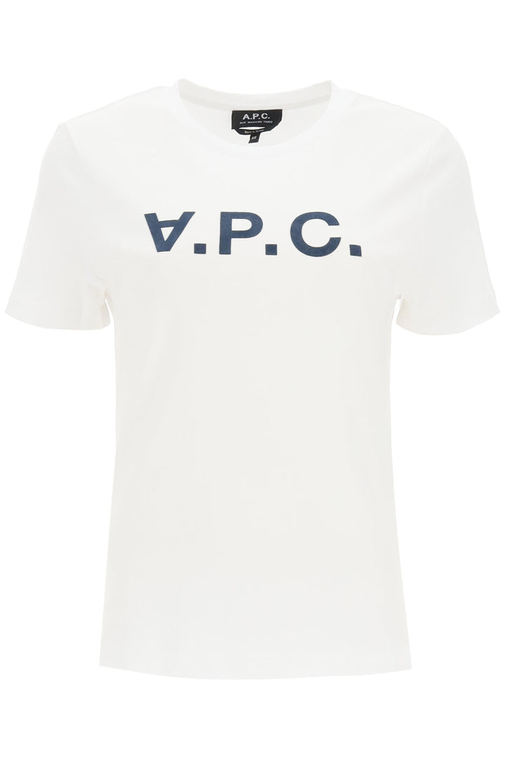 Vpc Logo Flock T Shirt - A.P.C. - Women