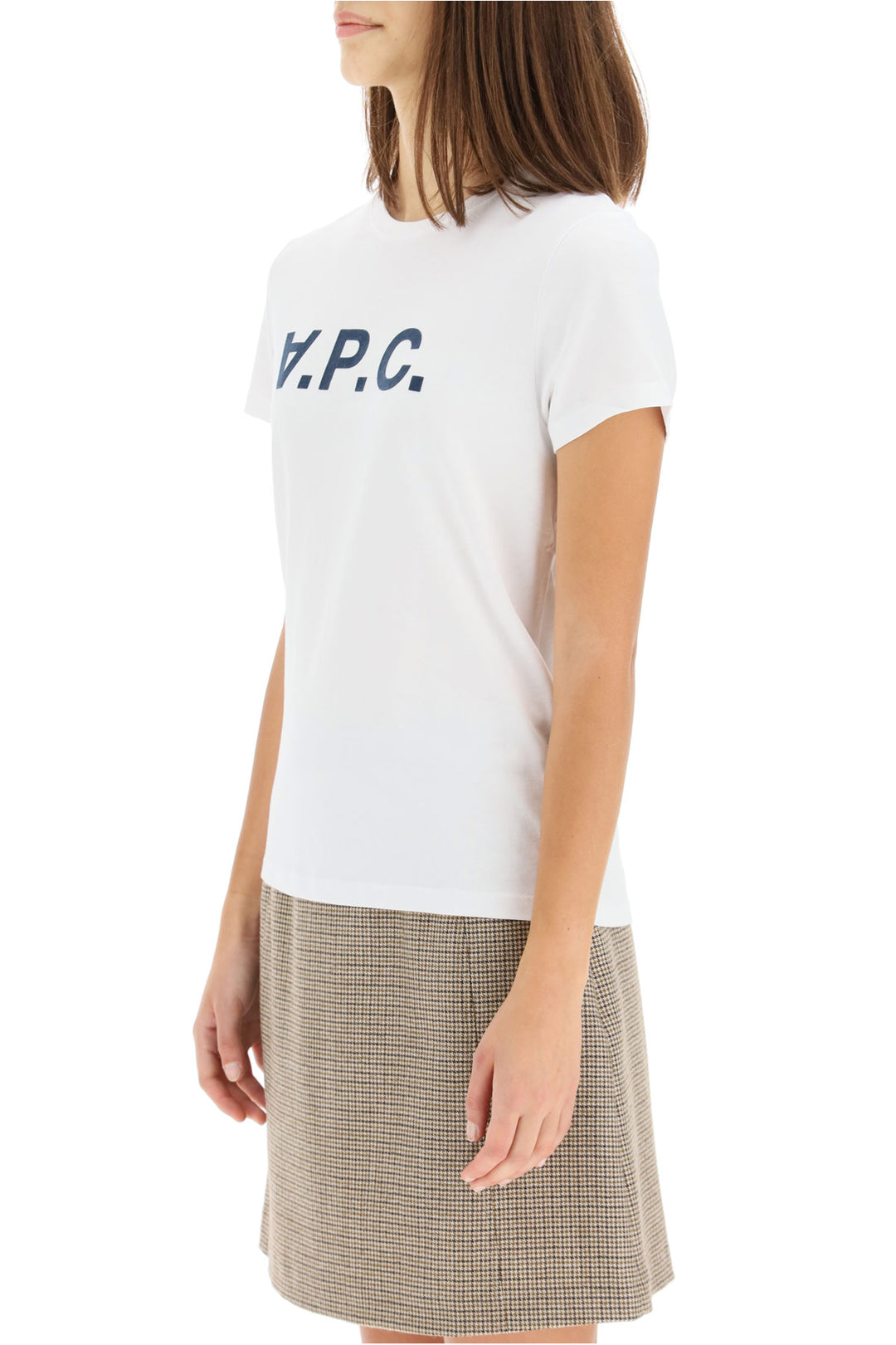 Vpc Logo Flock T Shirt - A.P.C. - Women