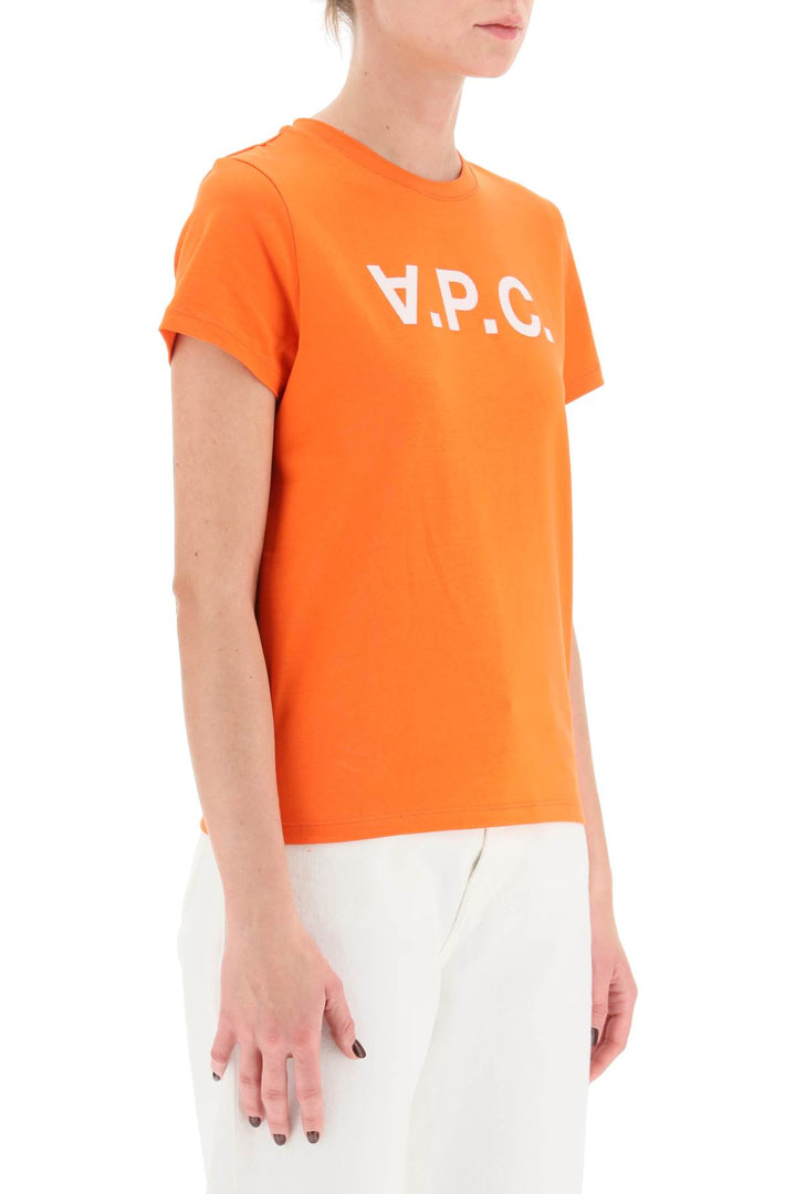 T Shirt With Flocked Vpc Logo - A.P.C. - Women