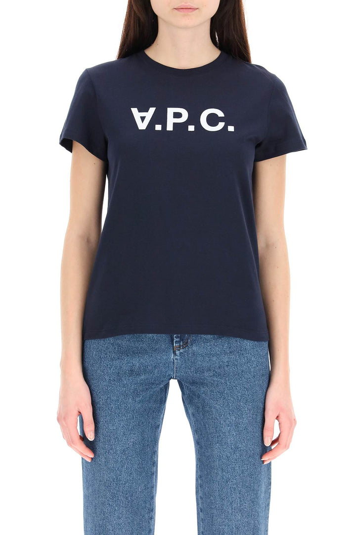 T Shirt With Flocked Vpc Logo - A.P.C. - Women