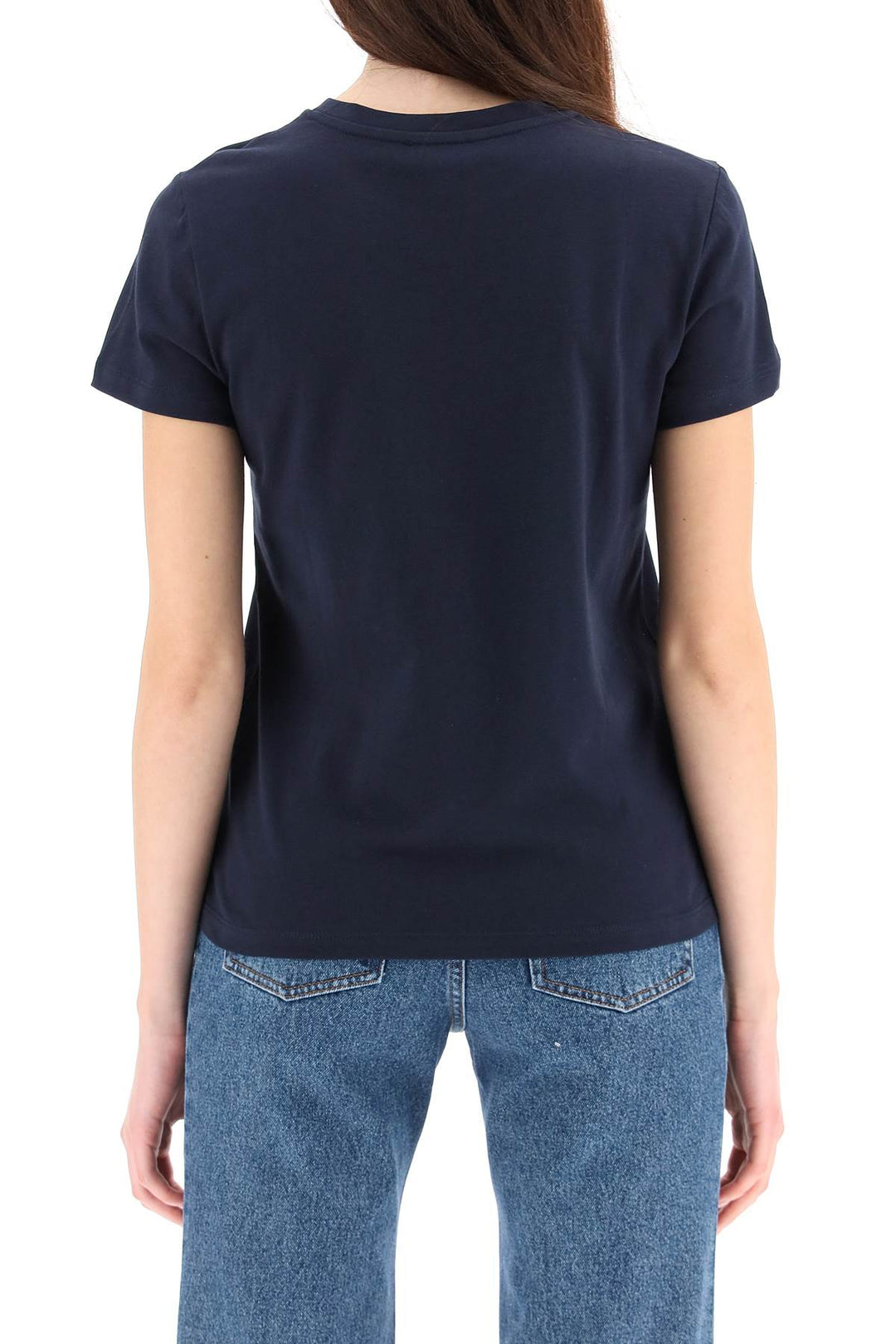 T Shirt With Flocked Vpc Logo - A.P.C. - Women