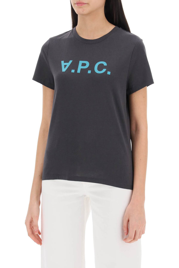 T Shirt With Flocked Vpc Logo - A.P.C. - Women