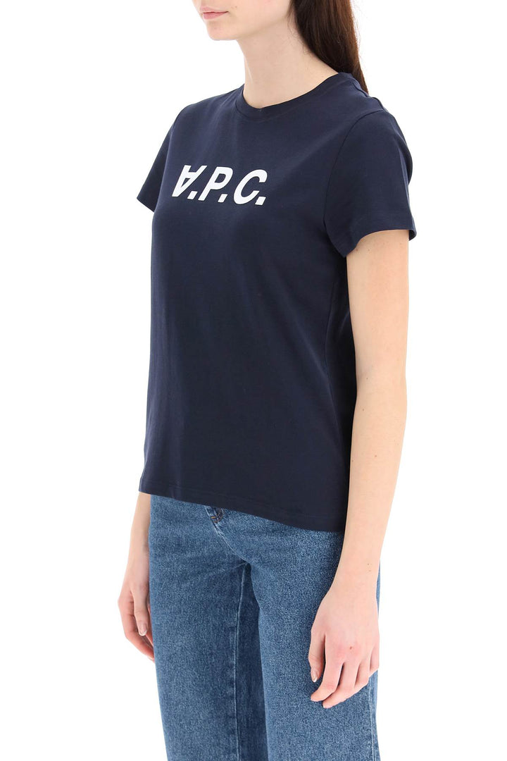 T Shirt With Flocked Vpc Logo - A.P.C. - Women